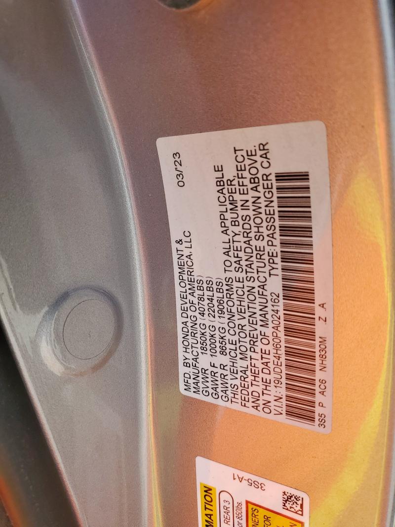 19UDE4H60PA024162 - 2023 ACURA INTEGRA A-SPEC TECH SILVER photo 12