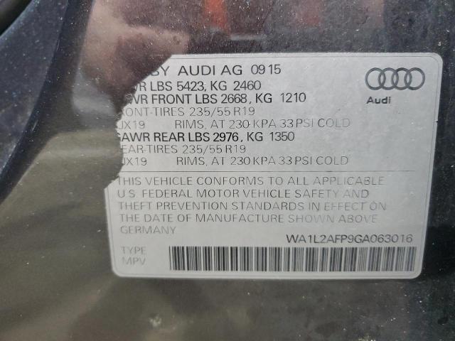 WA1L2AFP9GA063016 - 2016 AUDI Q5 PREMIUM PLUS Gri fotoğraf 14