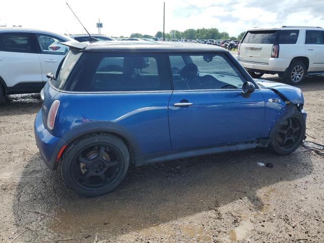 WMWRE33566TL21899 - 2006 MINI COOPER S BLUE photo 3