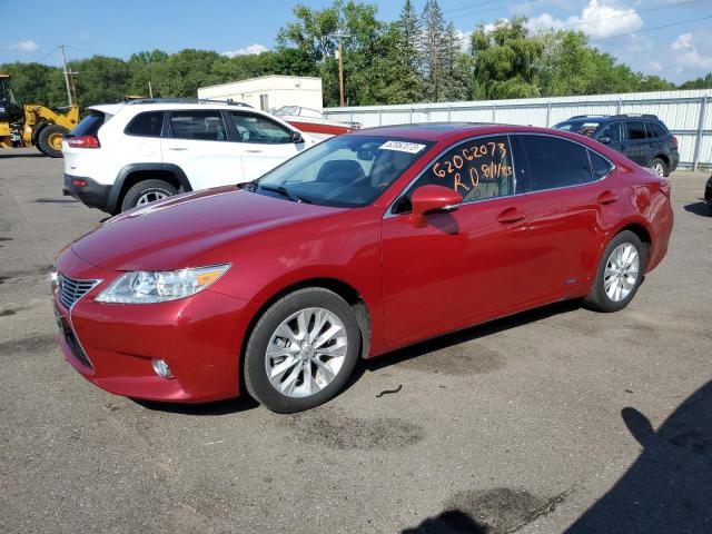 JTHBW1GG7D2028693 - 2013 LEXUS ES 300H RED photo 1