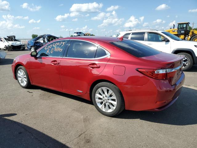 JTHBW1GG7D2028693 - 2013 LEXUS ES 300H RED photo 2