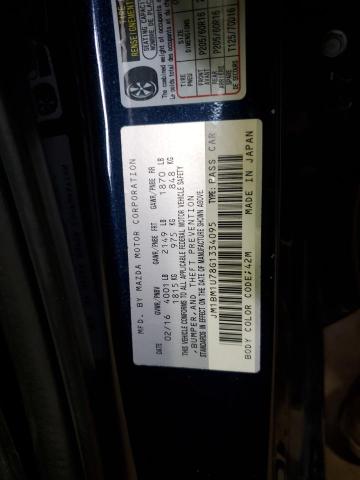 JM1BM1U78G1334095 - 2016 MAZDA 3 SPORT 蓝色 照片 12