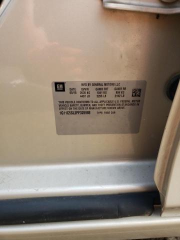 1G11C5SL2FF325988 - 2015 CHEVROLET MALIBU 1LT 米色 照片 12