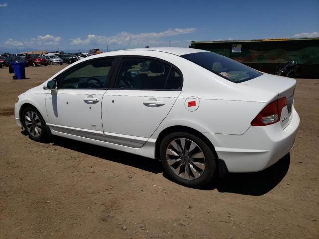 1HGFA16949L008361 - 2009 HONDA CIVIC EXL WHITE photo 2