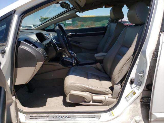 1HGFA16949L008361 - 2009 HONDA CIVIC EXL 白色 照片 7