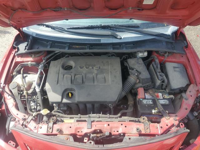 2T1BU4EE7DC992061 - 2013 TOYOTA COROLLA BASE Kırmızı fotoğraf 11