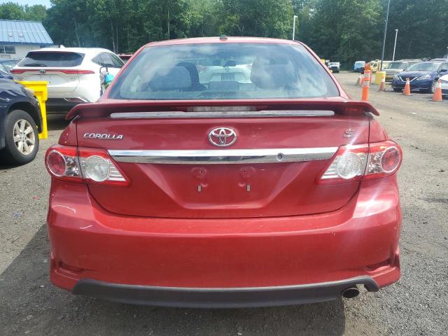 2T1BU4EE7DC992061 - 2013 TOYOTA COROLLA BASE Kırmızı fotoğraf 6