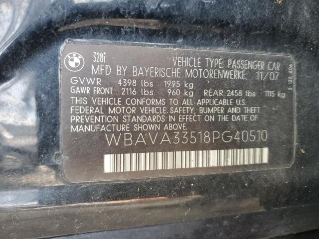 WBAVA33518PG40510 - 2008 BMW 3 SERIES I Qara foto 24