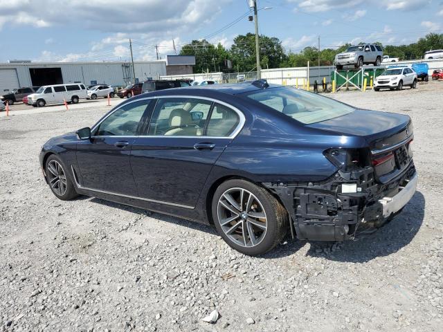 WBA7T4C03LCD68538 - 2020 BMW 740 XI BLUE photo 2