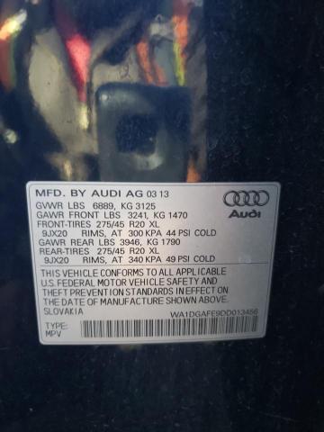 WA1DGAFE9DD013456 - 2013 AUDI Q7 PRESTIGE 蓝色 照片 10