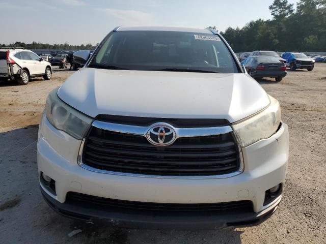 5TDKKRFH6GS144261 - 2016 TOYOTA HIGHLANDER XLE WHITE photo 5