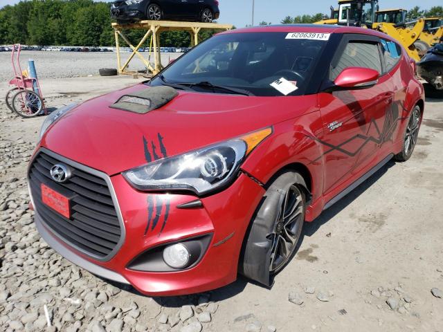 KMHTC6AE3GU274373 - 2016 HYUNDAI VELOSTER TURBO RED photo 1