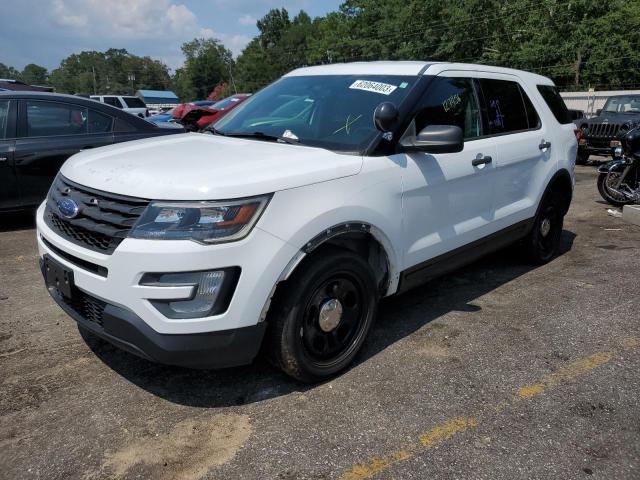 1FM5K8AR5HGE25997 - 2017 FORD EXPLORER POLICE INTERCEPTOR WHITE photo 1
