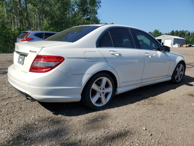 WDDGF8BBXAF448454 - 2010 MERCEDES-BENZ C 300 4MATIC WHITE photo 3