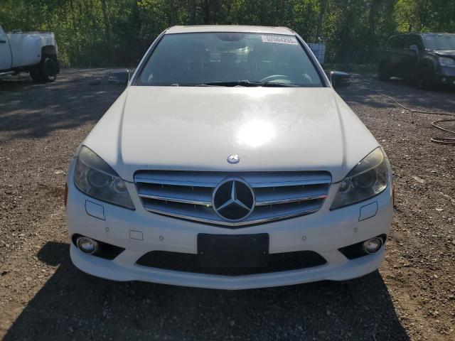 WDDGF8BBXAF448454 - 2010 MERCEDES-BENZ C 300 4MATIC WHITE photo 5