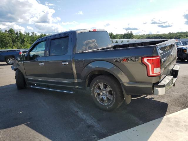 1FTEW1EF0GFA06461 - 2016 FORD F150 SUPERCREW GRAY photo 2