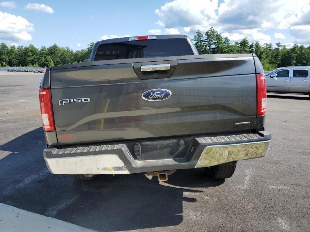 1FTEW1EF0GFA06461 - 2016 FORD F150 SUPERCREW GRAY photo 6