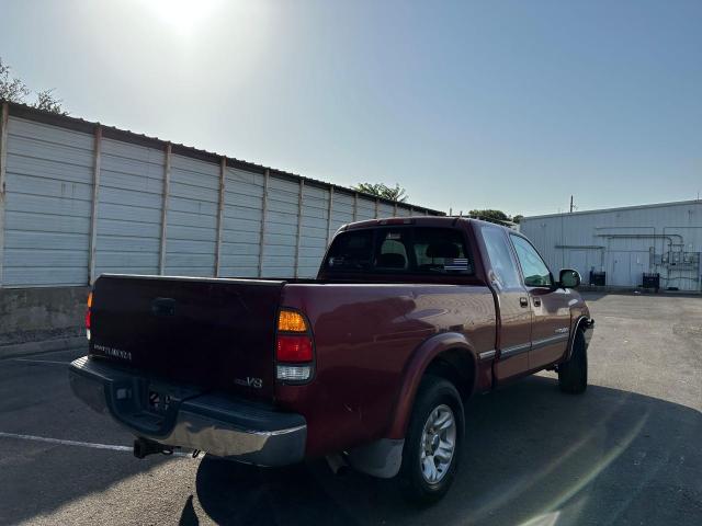 5TBRT34181S168396 - 2001 TOYOTA TUNDRA ACCESS CAB Բորդո լուսանկար 4