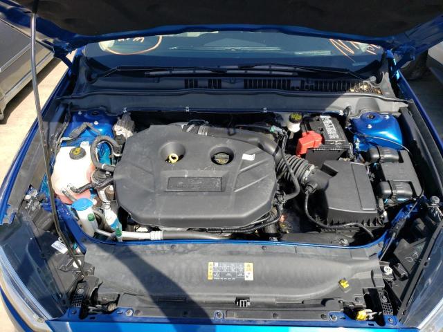 3FA6P0K92HR107988 - 2017 FORD FUSION TITANIUM BLUE photo 7