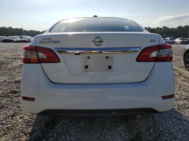 3N1AB7AP2FY237349 - 2015 NISSAN SENTRA S WHITE photo 6