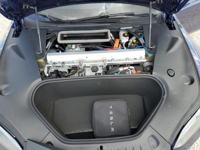 5YJSA1E53NF486327 - 2022 TESLA MODEL S Կապույտ լուսանկար 7