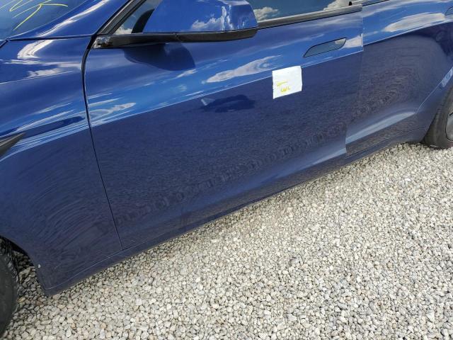 5YJSA1E53NF486327 - 2022 TESLA MODEL S Կապույտ լուսանկար 9