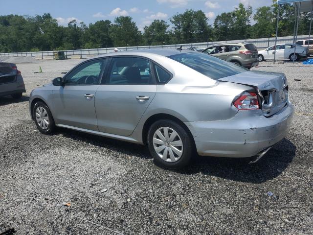1VWAH7A37DC004661 - 2013 VOLKSWAGEN PASSAT S SILVER photo 2