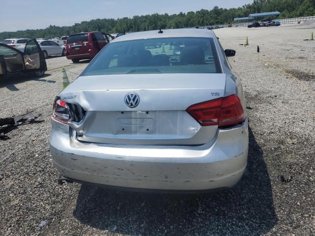 1VWAH7A37DC004661 - 2013 VOLKSWAGEN PASSAT S SILVER photo 6