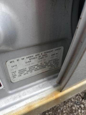 KL1TD56656B571871 - 2006 CHEVROLET AVEO BASE Gümüş foto 12