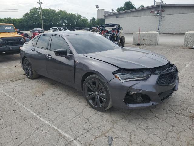 19UUB6F52MA007082 - 2021 ACURA TLX TECH A GRAY photo 4