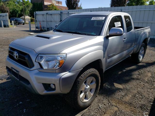 5TFUU4EN8FX144798 - 2015 TOYOTA TACOMA ACCESS CAB ვერცხლისფერი ფოტო 1