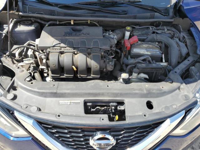 3N1AB7AP8KY244820 - 2019 NISSAN SENTRA S BLUE photo 11