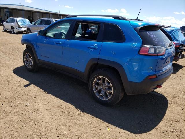 1C4PJMBX7LD627384 - 2020 JEEP CHEROKEE TRAILHAWK BLUE photo 2