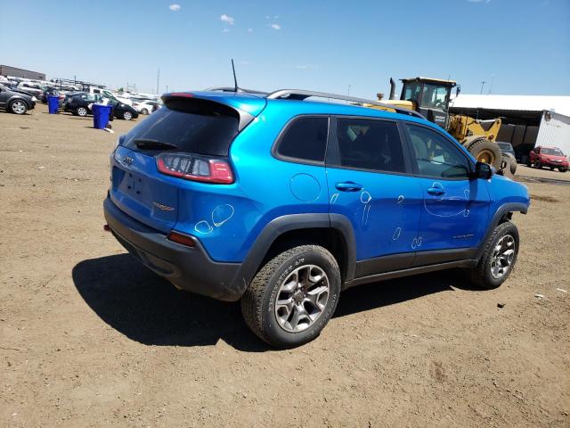 1C4PJMBX7LD627384 - 2020 JEEP CHEROKEE TRAILHAWK BLUE photo 3