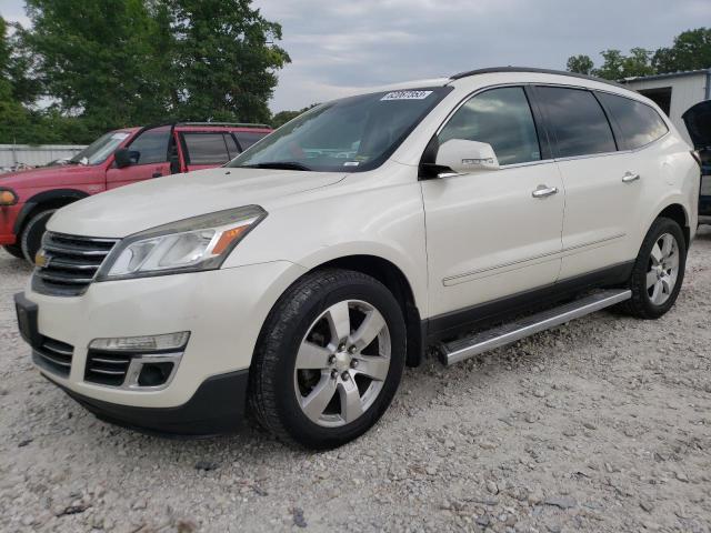 1GNKVJKDXEJ218522 - 2014 CHEVROLET TRAVERSE LTZ CREAM photo 1