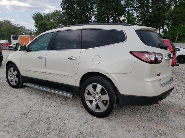 1GNKVJKDXEJ218522 - 2014 CHEVROLET TRAVERSE LTZ CREAM photo 2