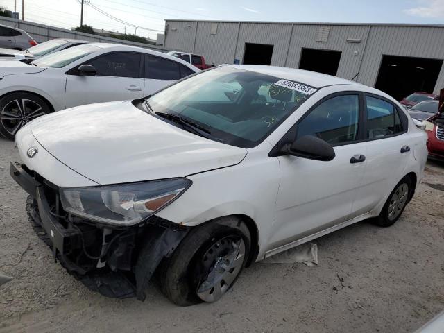 3KPA24AB3JE079646 - 2018 KIA RIO LX WHITE photo 1