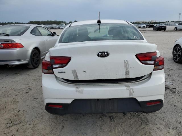 3KPA24AB3JE079646 - 2018 KIA RIO LX WHITE photo 6