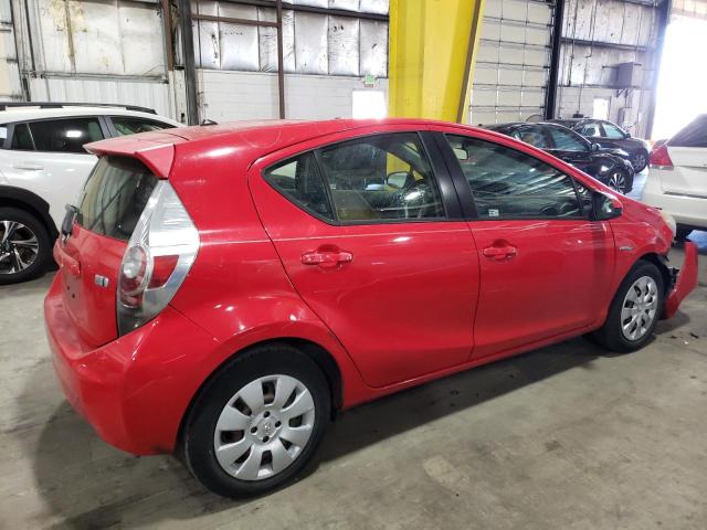 JTDKDTB3XD1542616 - 2013 TOYOTA PRIUS C RED photo 3