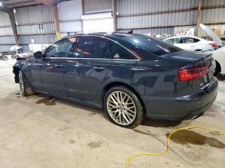 WAUFGAFC7GN001833 - 2016 AUDI A6 PREMIUM PLUS BLUE photo 2