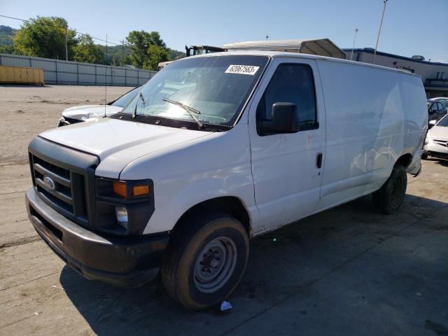 1FTNE1EWXBDB13265 - 2011 FORD ECONOLINE E150 VAN WHITE photo 1