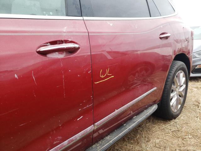 5GAERCKW5KJ245258 - 2019 BUICK ENCLAVE PREMIUM MAROON photo 9