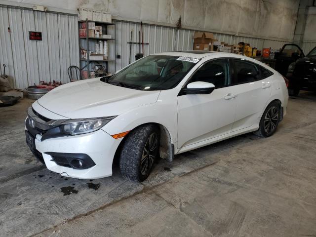 19XFC1F76GE036756 - 2016 HONDA CIVIC EXL WHITE photo 1