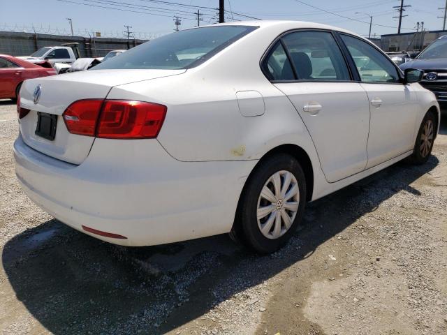 3VW1K7AJ7CM319232 - 2012 VOLKSWAGEN JETTA BASE WHITE photo 3