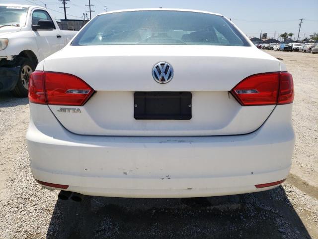 3VW1K7AJ7CM319232 - 2012 VOLKSWAGEN JETTA BASE WHITE photo 6