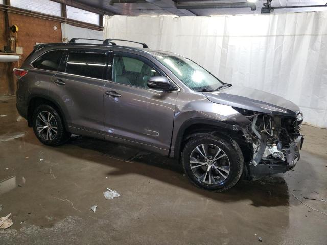 5TDJKRFH3GS284540 - 2016 TOYOTA HIGHLANDER XLE GRAY photo 4