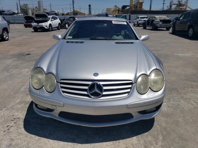 WDBSK74F64F062854 - 2004 MERCEDES-BENZ SL 55 AMG SILVER photo 5