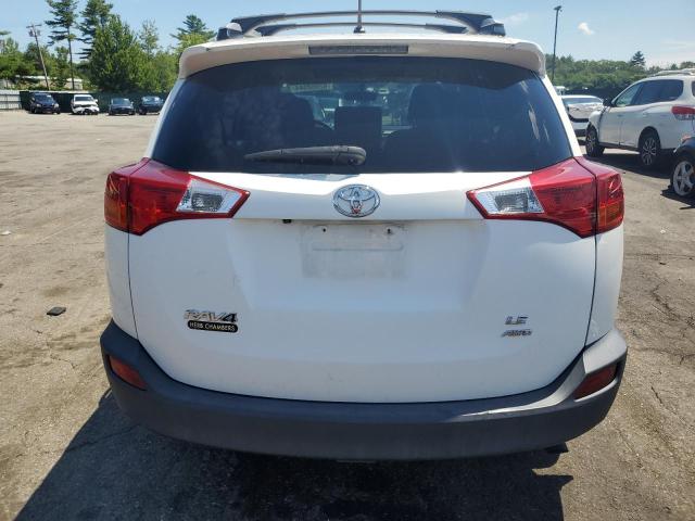 JTMBFREV2EJ007274 - 2014 TOYOTA RAV4 LE WHITE photo 6