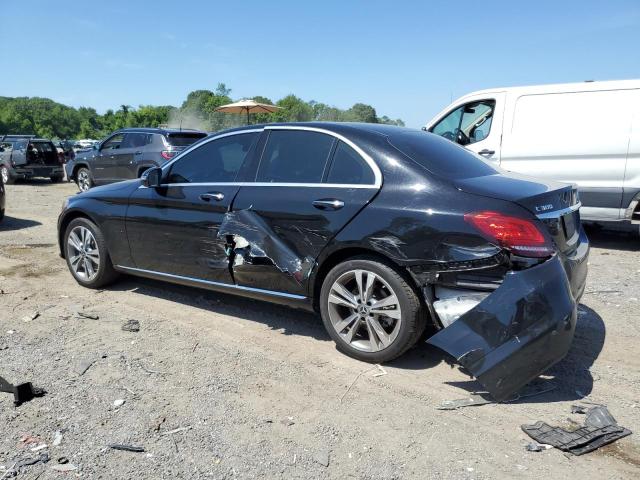 55SWF8EB9KU304724 - 2019 MERCEDES-BENZ C 300 4MATIC BLACK photo 2