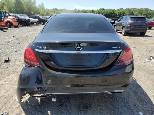 55SWF8EB9KU304724 - 2019 MERCEDES-BENZ C 300 4MATIC BLACK photo 6